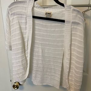Cropped open cardigan!
